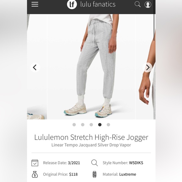 Lululemon Stretch High-Rise Jogger Size 2 - Picture 1 of 7